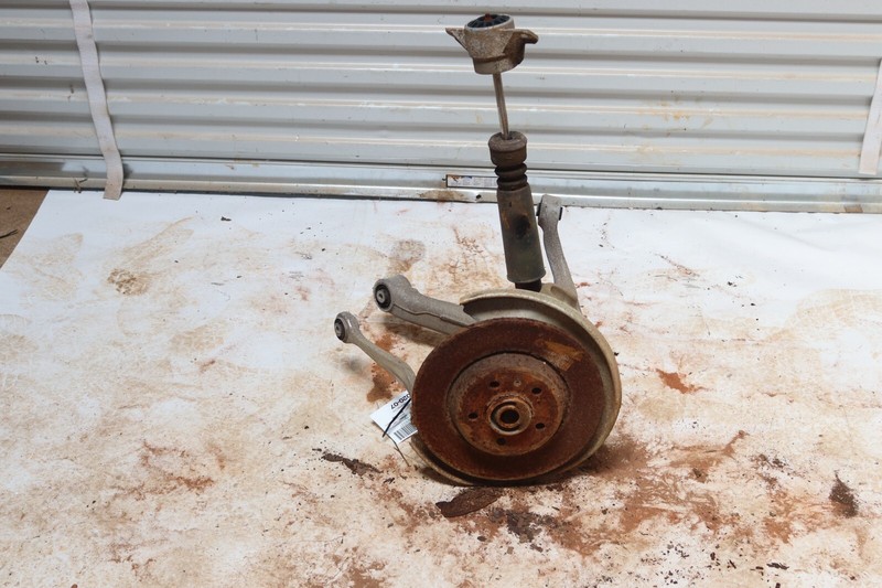 2008-2017 AUDI A5 AWD REAR LEFT SPINDLE KNUCKLE HUB W/ CONTROL ARM & STRUT OEM