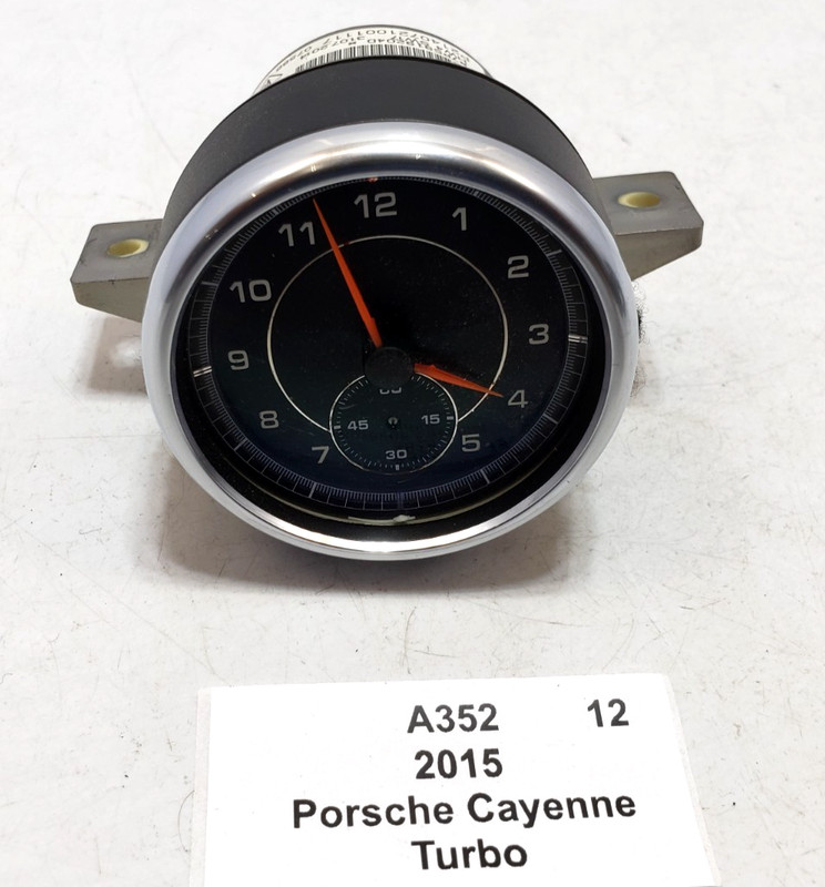 ✅ 11-18 OEM Porsche Cayenne Turbo 958 Dashboard Stop Watch Chronometer Clock