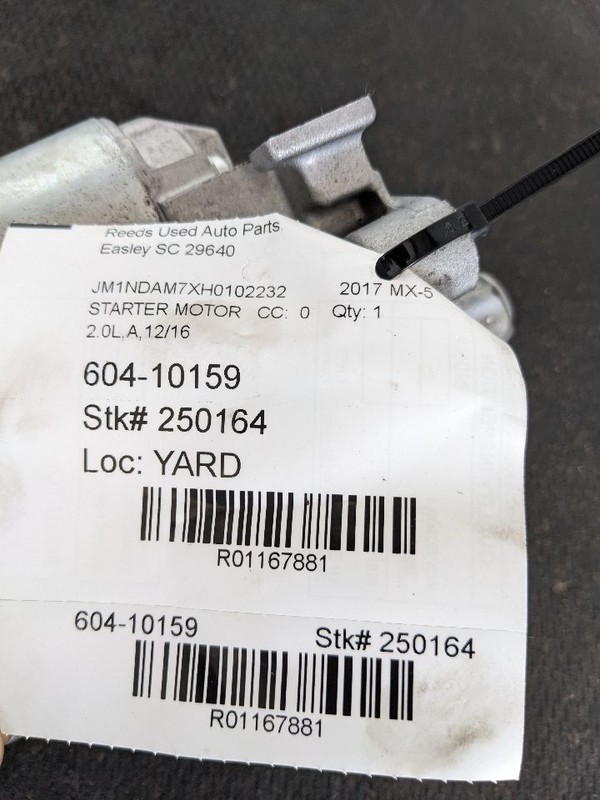 Starter Motor Fits 16-23 MAZDA MX-5 MIATA 1167881