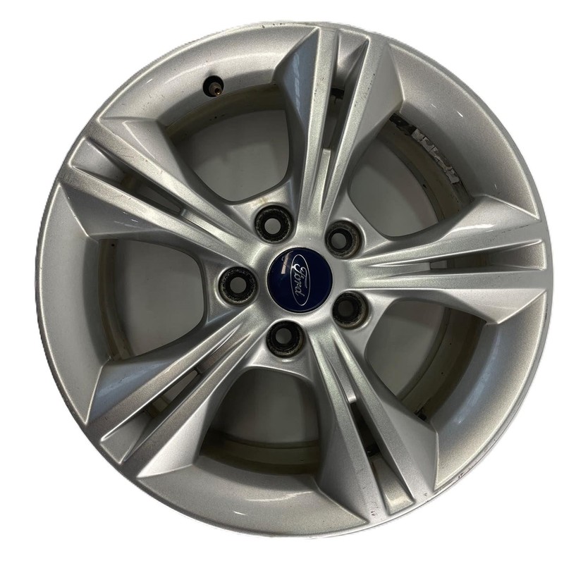 2012-2014 Ford Focus 16x7 Silver 5 Spoke Rim OEM CM5C-1007-AXA Scratches
