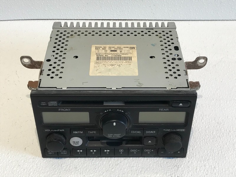 02-04 HONDA ODYSSEY AM FM RADIO CD PLAYER OEM 39100-S0X-A500