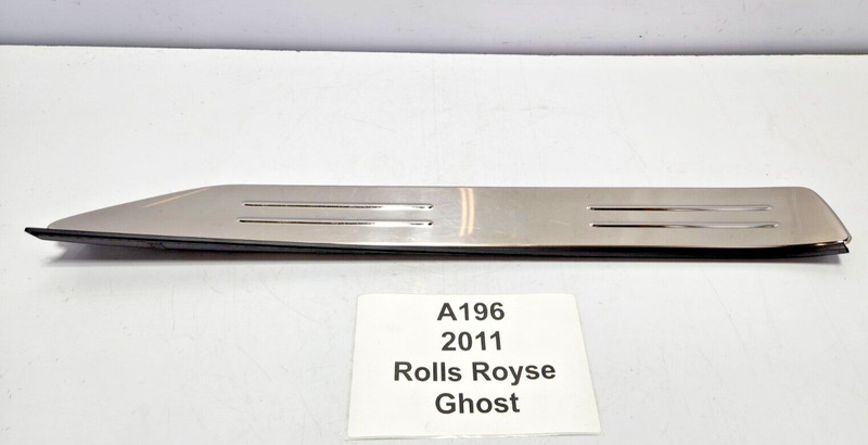 ✅ 10-14 OEM Rolls Royce Ghost RR4 Rear Left Driver Steel Door Sill Plate NOTE*