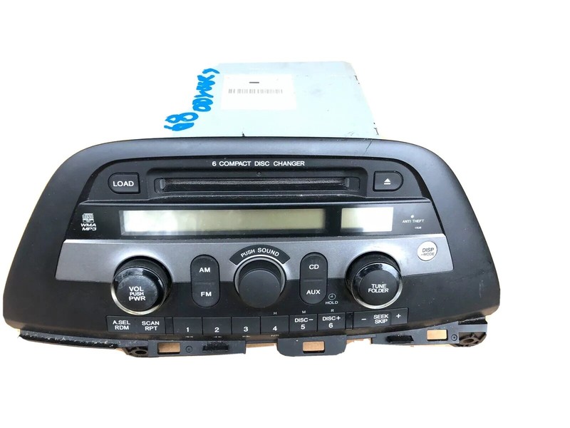 2005-2010 Honda Odyssey Am Fm Cd Player Radio ReceiverR08s36b02