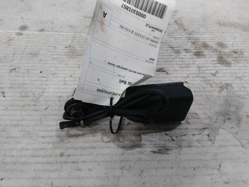 2015 Nissan Titan Seat Belt OEM Black Passenger Buckle 92K Miles 868429EF8B