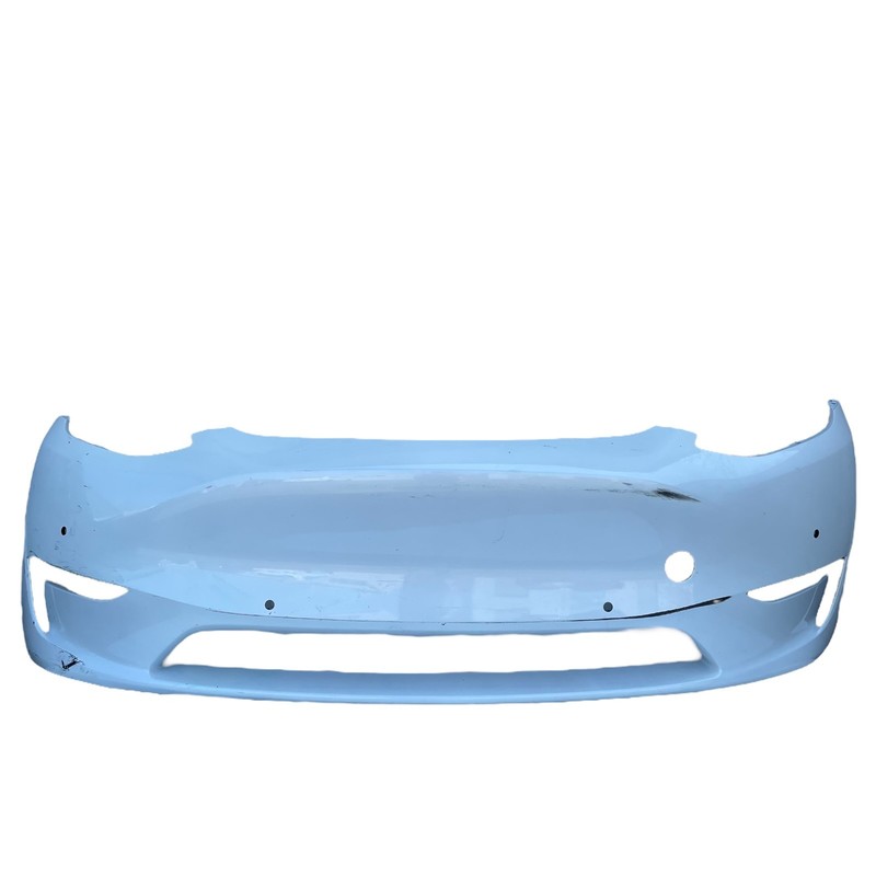2020-2023 Tesla Model Y Front Bumper Cover W Sensor Holes OEM 1606840-17-A