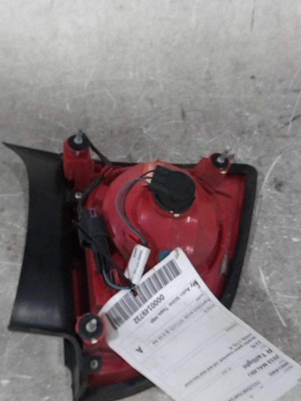 2010 Chevrolet Malibu Right Tail Light Assembly Red OEM Used 139K Miles