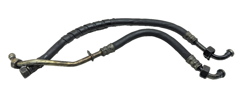 1974 Mercedes 240D Engine Oil Cooling Lines Pair OEM