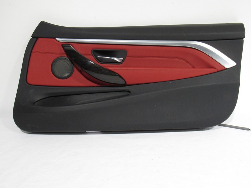 14-19 BMW 430i F32 Front Right Passenger Door Panel Cover Trim Red :O