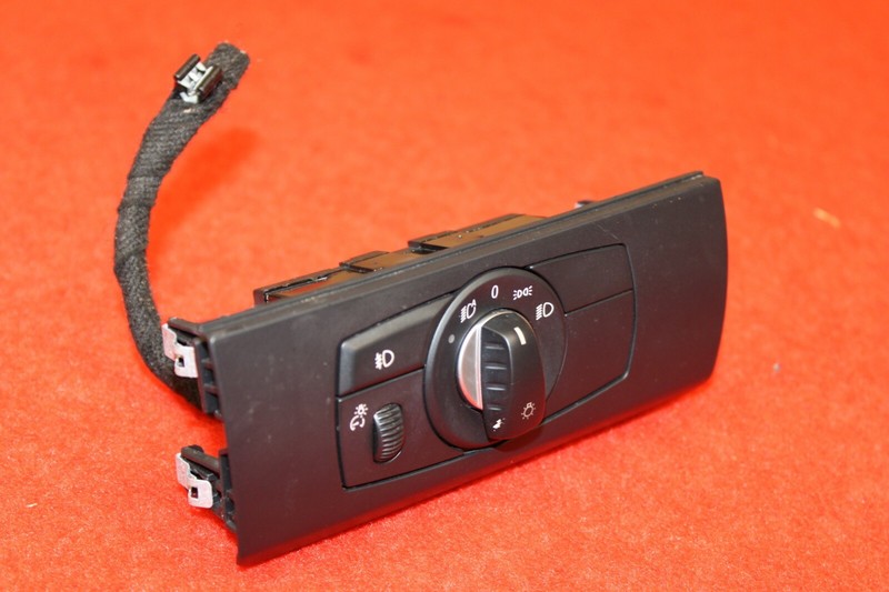 2007- 2013 BMW E70 E71 X5 X6 Light Element Control Headlight Switch W/ Trim OEM