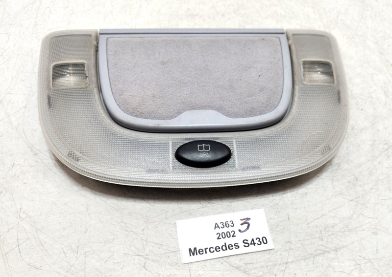 ✅ 00-06 OEM Mercedes W220 S430 S500 S600 Rear Overhead Dome Light W/ Mirror*