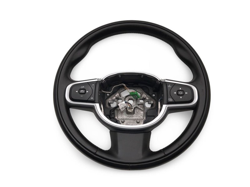 2018-24 VOLVO XC60 STEERING WHEEL W/CONTROLS LEATHER BLACK TC:RD00 AWD 25K 61398