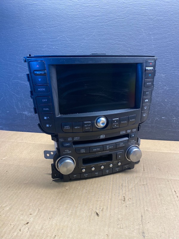 2007 2008 Acura TL Screen Display Navigation Radio Climate Control OEM AD1577 DW