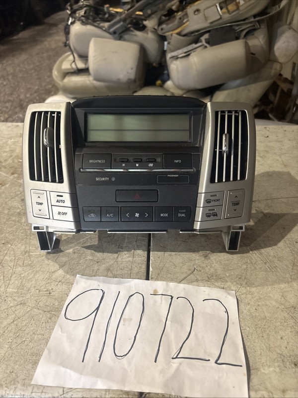 04-09 Lexus RX330 RX350 Radio Screen AC Heat Climate Control Panel 84010-0E020