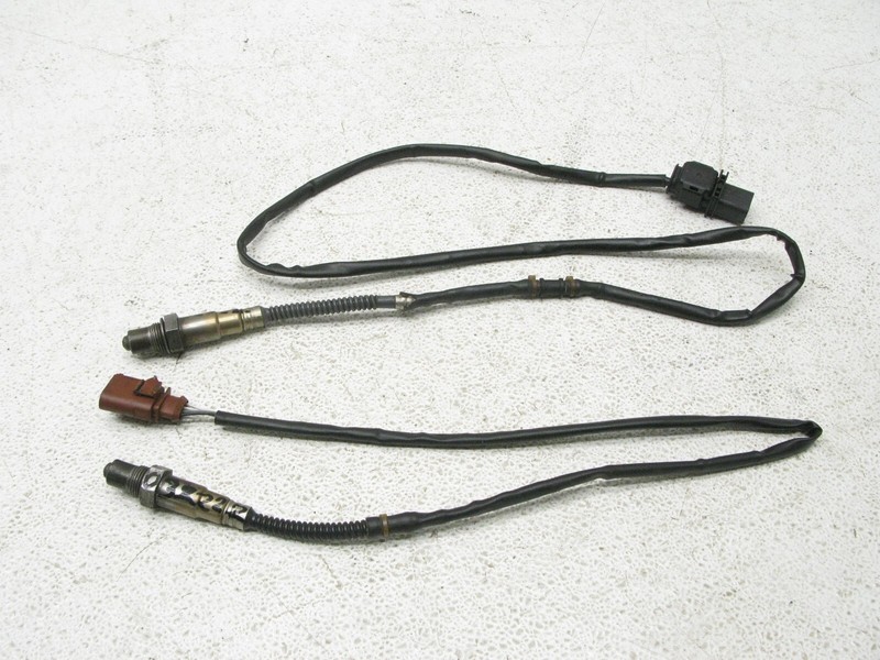 05-09 AUDI B7 A4 2.0T SEDAN EXHAUST PRE POST CAT O2 OXYGEN SENSOR SET OEM 032222