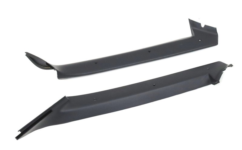 1990-1996 C4 Corvette Driver & Passenger Windshield A Pillar Trim Pair USED GM