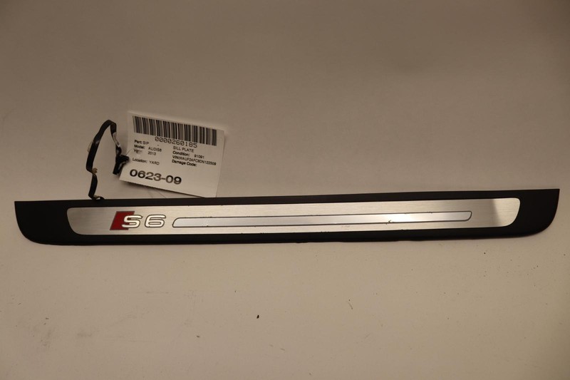 2013-2015 AUDI S6 C7 FRONT RIGHT PASSENGER SIDE DOOR SILL SCUFF PLATE PANEL OEM