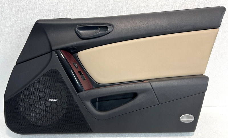 04-08 Mazda RX-8 Front Right Passenger Door Card OEM Black Tan KW15