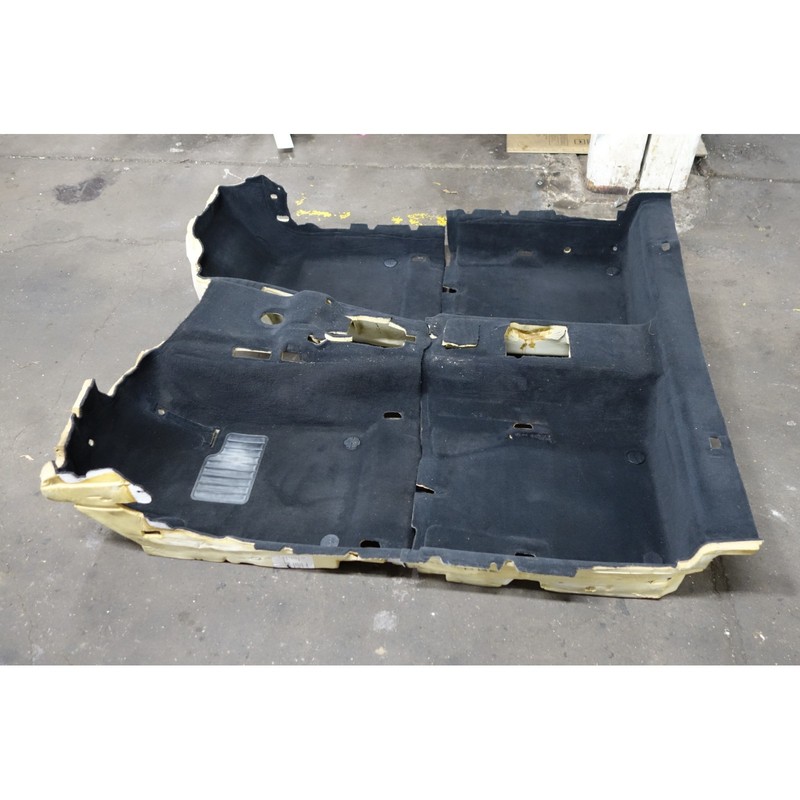 BMW E46 3-Series Coupe Factory Floor Covering Carpet Black 2000-2006 OEM