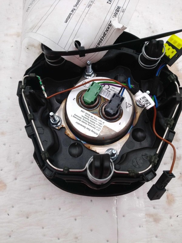 2019 BMW X1 Steering Wheel Air Bag BLACK 661599 93K Miles OEM Used Part