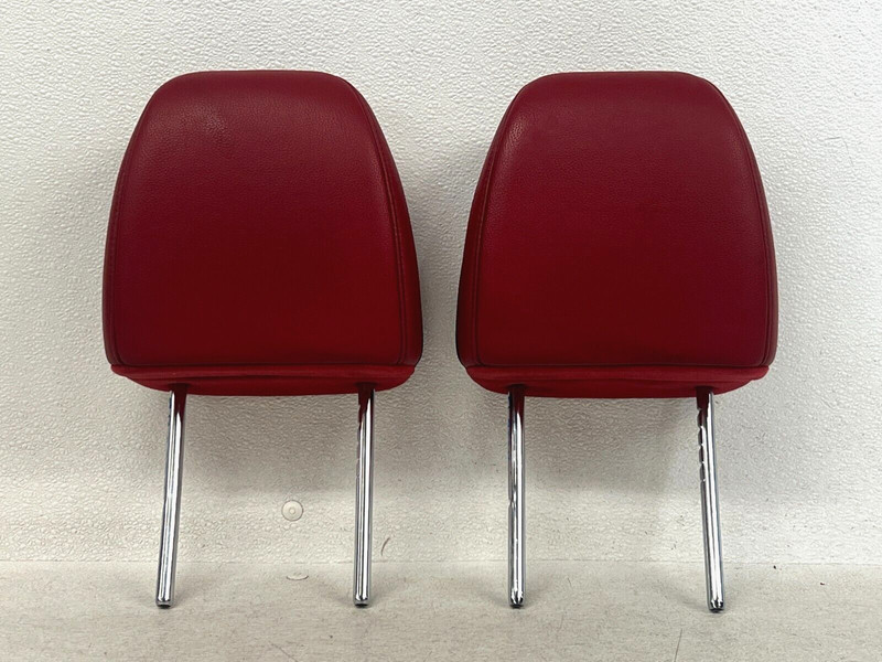 ⭐2019-2022 ACURA ILX FRONT LH & RH UPPER SEAT HEADREST HEAD REST RED OEM LOT2524