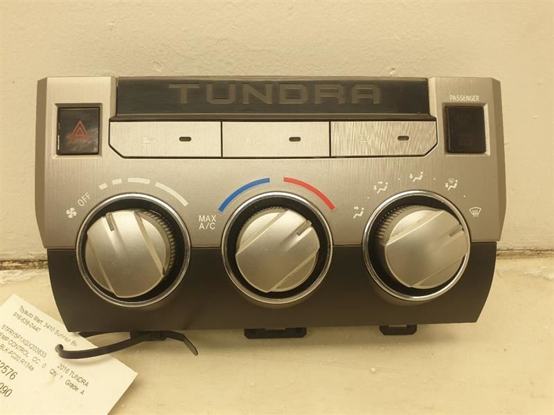 14 15 16 17 18 TOYOTA TUNDRA TEMPERATURE CONTROL SWITCH