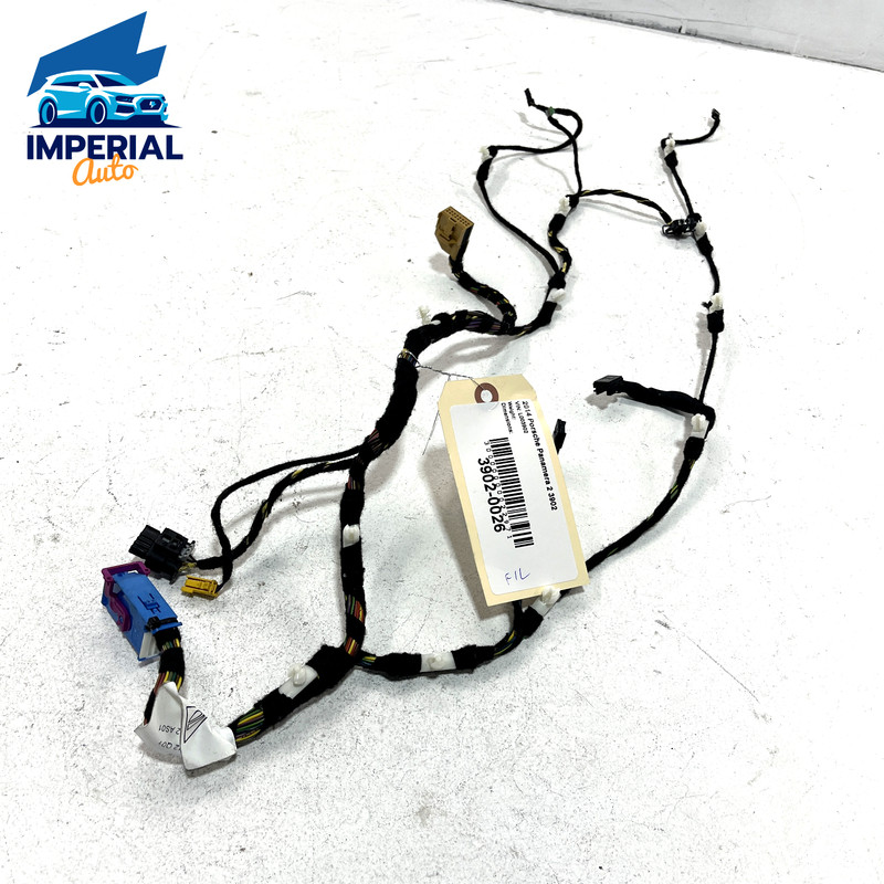 2015 PORSCHE PANAMERA Front Left Driver Door Wire Wiring Harness OEM