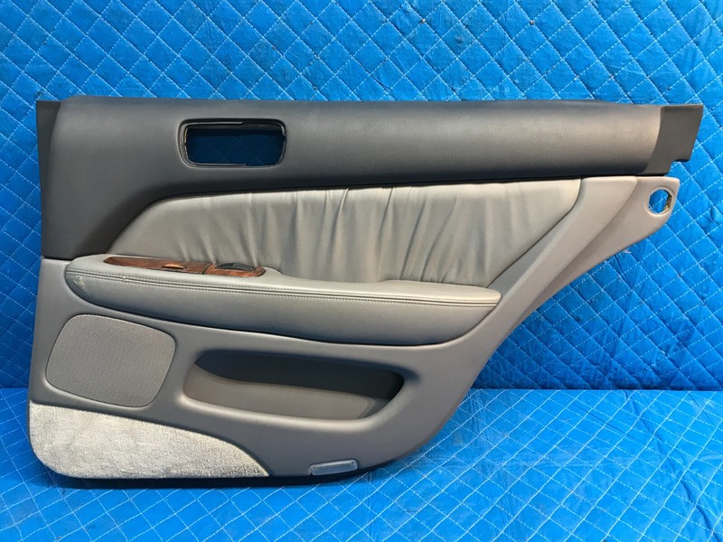 95-97 Lexus UCF20 LS400 Rear Right RH Passenger Interior Door Panel Gray OEM