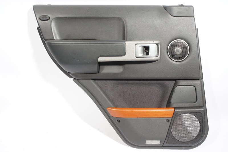 06-09 RANGE ROVER SUPERCHARGED REAR LEFT DRIVER SIDE INTERIOR DOOR PANEL BLACK