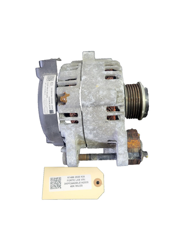 2019-2023 KIA FORTE Alternator Generator OEM 37300-2E721 2.0L FWD