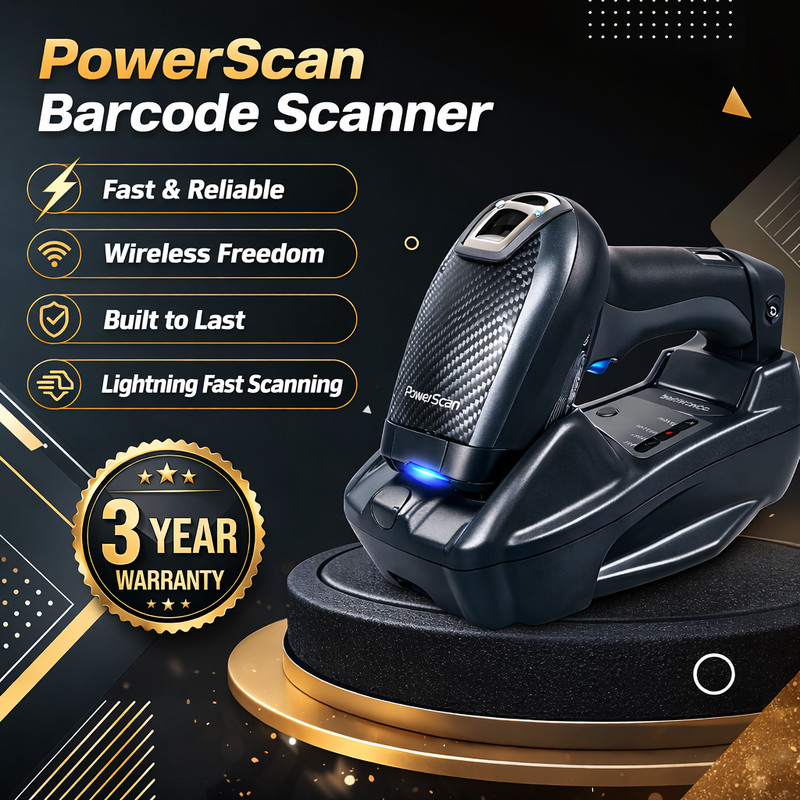 Refurbished ✅Datalogic 9500 PowerScan PM9501 Enterprise Wireless Barcode Scanner