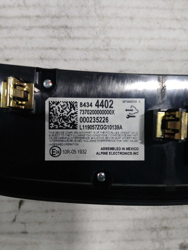 2019 Chevrolet Traverse A/C Selector Switch OEM 84344402 Used 74K Miles