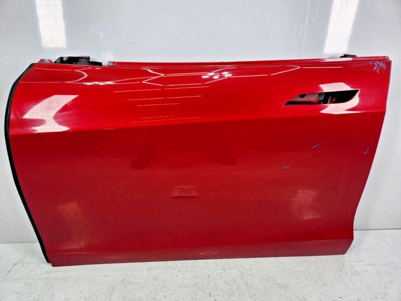 ✅ 12-16 OEM Tesla Model S Front Left Driver Side Door Shell Panel Red PPMR
