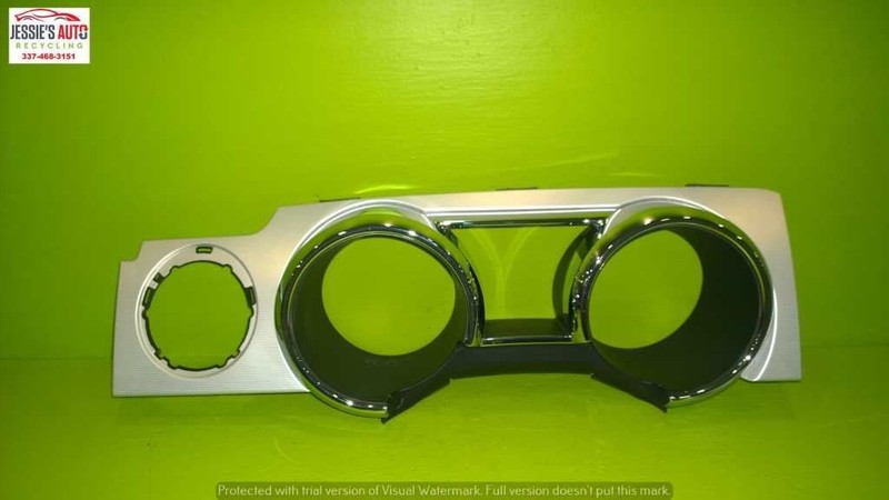 05 06 07 08 09 MUSTANG 4.0L AT SPEEDOMETER CLUSTER BEZEL TRIM OEM 2182-22