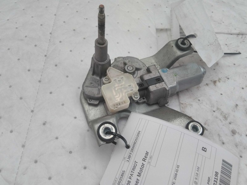 Used Back Glass Wiper Motor fits: 2008 Jeep PatriotGrade B