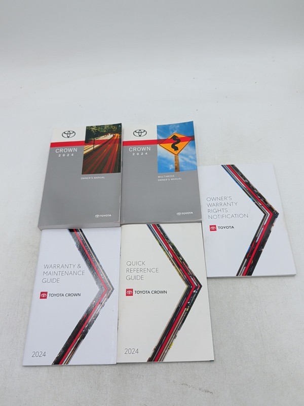 2024 Toyota Crown Owners Manual With Navigation Free Shipping