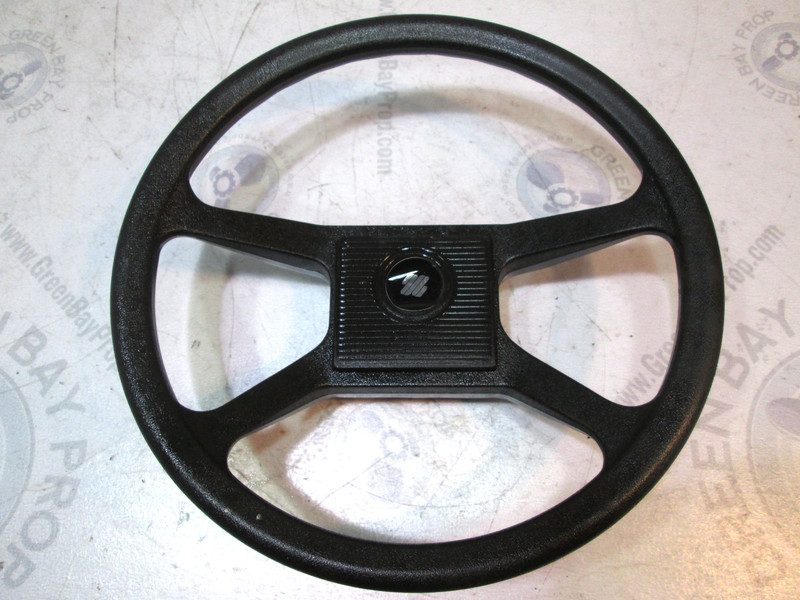UltraFlex Black 4 Spoke Marine Boat Steering Wheel 13.5"