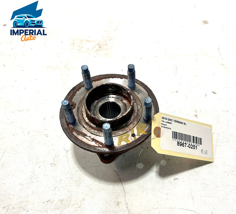 2018 - 2023 GMC TERRAIN AWD REAR RIGHT PASSENGER SIDE HUB & BEARING OEM 1PCS