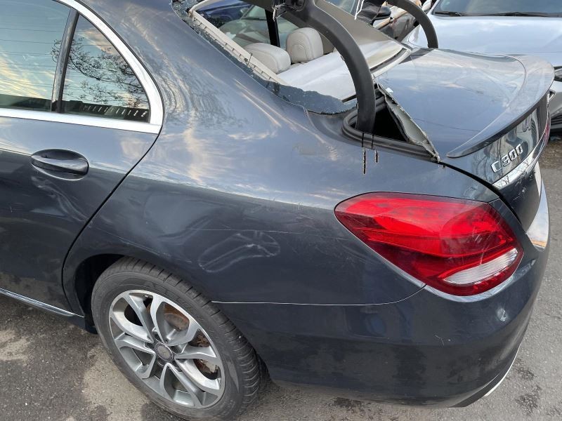 LEFT QUARTER PANEL ASSY GRAY PC: 755 FITS 15-19 MERCEDES BENZ C-CLASS 36008