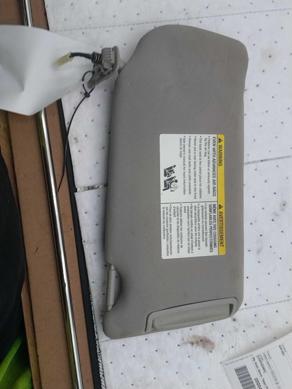 2011 Nissan Altima Maroon Used Sun Visor OEM 382797 4DR Sedan 128K Miles