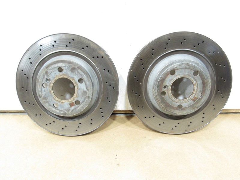 13-19 Mercedes SL550 R231 2013 Rear Left Right Brake Disc Rotor Set 2 Pcs |