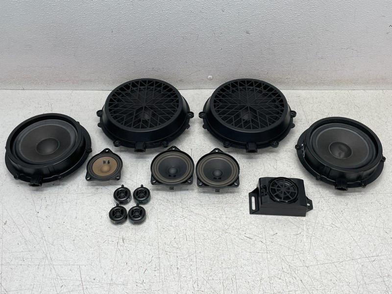 2011-2018 Porsche Cayenne Audio Sound Door Tweeter Speaker Set 1419 OEM