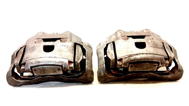 10-19 JAGUAR X351 XJ XF XK BRAKE DISC CALIPER FRONT LEFT RIGHT SET OEM 031225