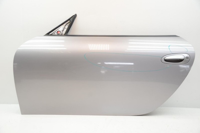 Silver Driver Left Front Door Assembly Fits 97-04 PORSCHE BOXSTER
