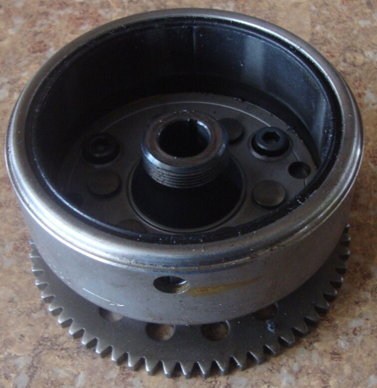 1985 Suzuki ATV LT230 Engine Alternator Rotor Flywheel Starter Quad LT 230 A4