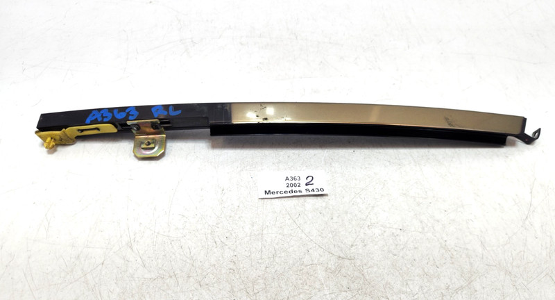 ✅00-06 OEM Mercedes W220 S430 Rear Left Driver Door Window Frame Guide Rail
