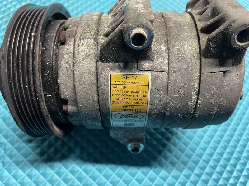 06-12 Ford Fusion 2.5L Vin A Air Compressor Assembly Tested Oem