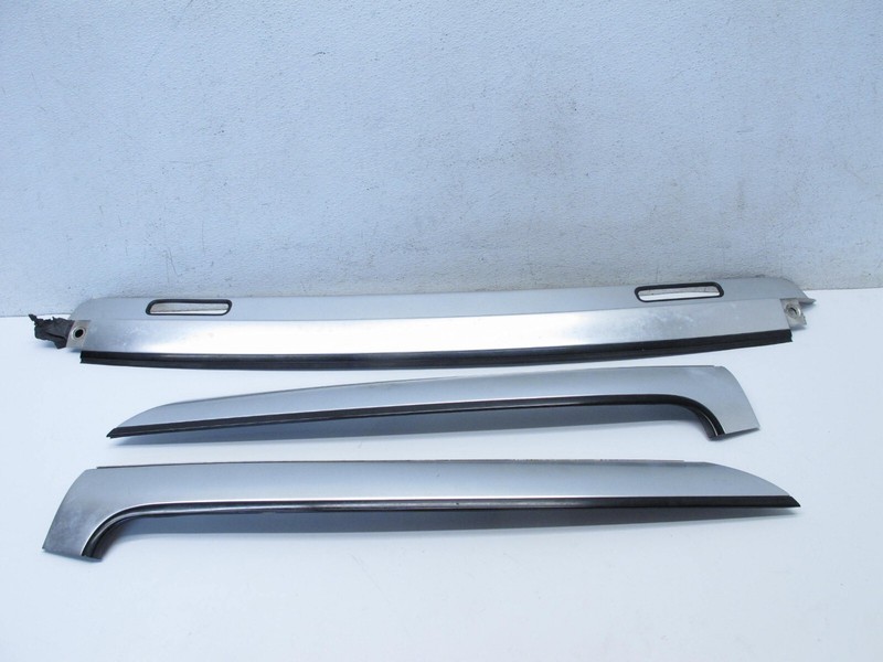 02-09 AUDI B6 A4 S4 RS4 CONVERTIBLE FRONT LEFT RIGHT WINDSHIELD ROOF TRIM 102324