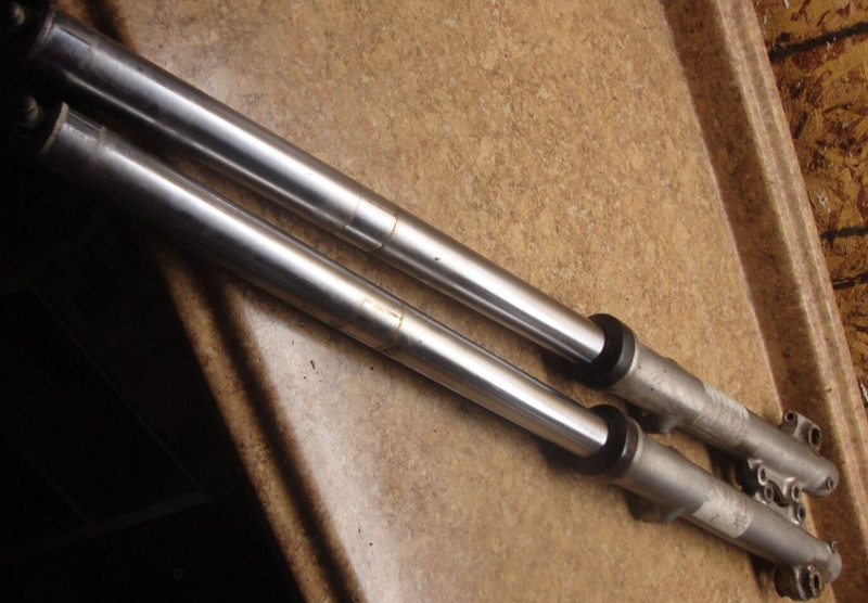 1981 81 1982 Kawasaki KZ750 KZ 750 H KZ750H Front Fork Tubes Suspension Shocks