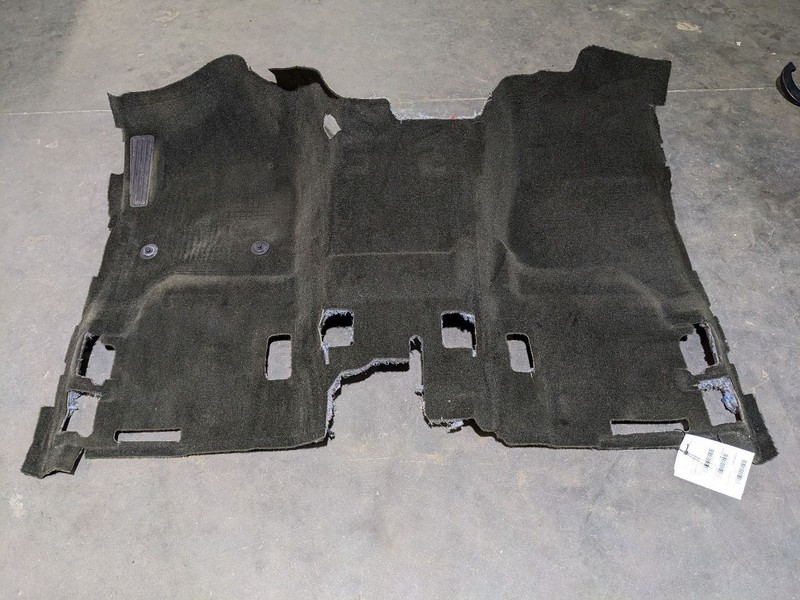 2014 - 2018 CHEVROLET SILVERADO 1500 FRONT FLOOR CARPET MAT COVER LINER O1182443