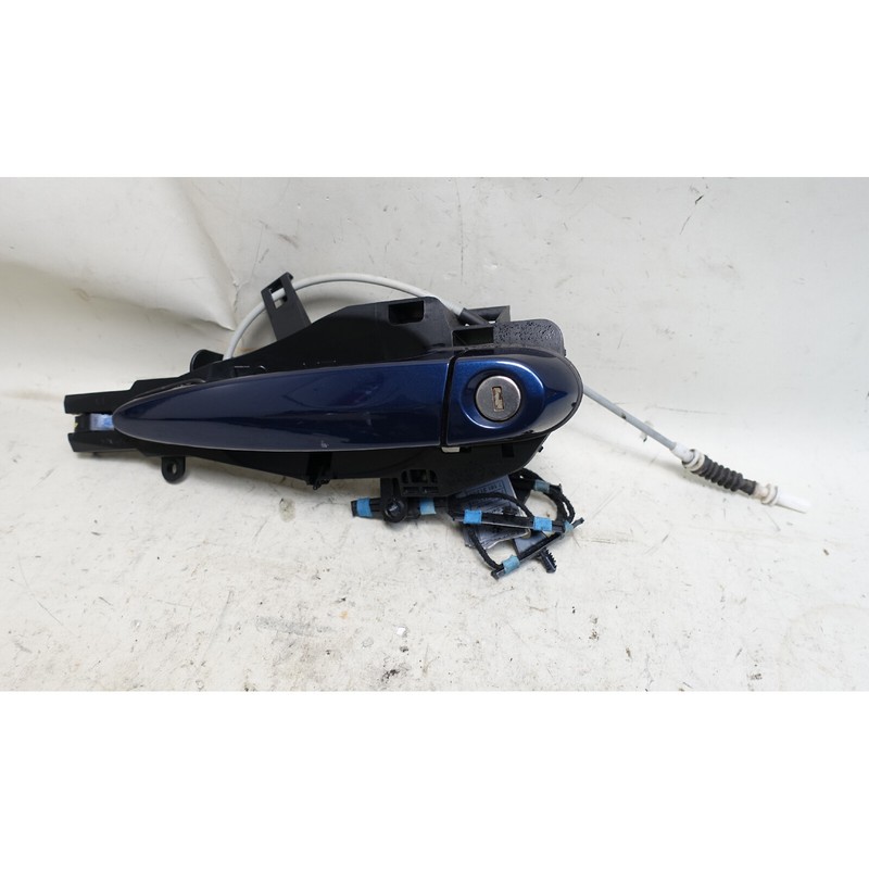 08-13 BMW E92 E93 3-Series 2dr Left Driver Outside Ext Door Handle Deep-Sea Blue